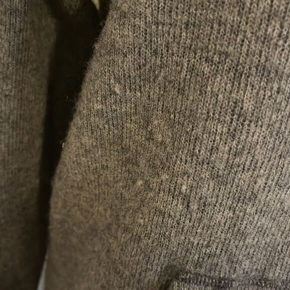 Moschino Gray Wool Blend Zipper Closure Hoodie - Picture 6 of 10